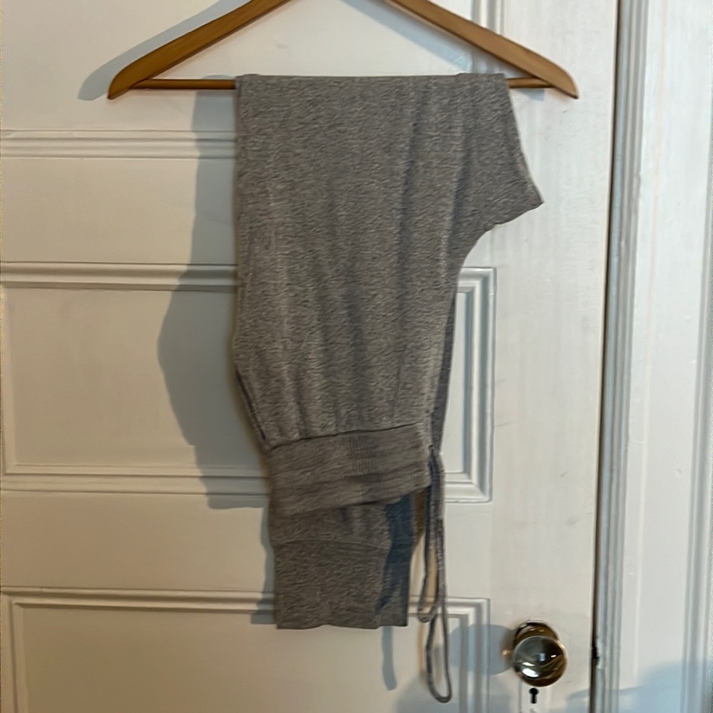 Danskin Medium Gray adjustable ties joggers